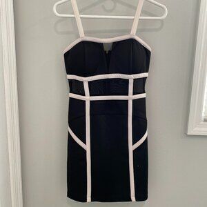 XOXO Black & White Block Color Dress - Size S